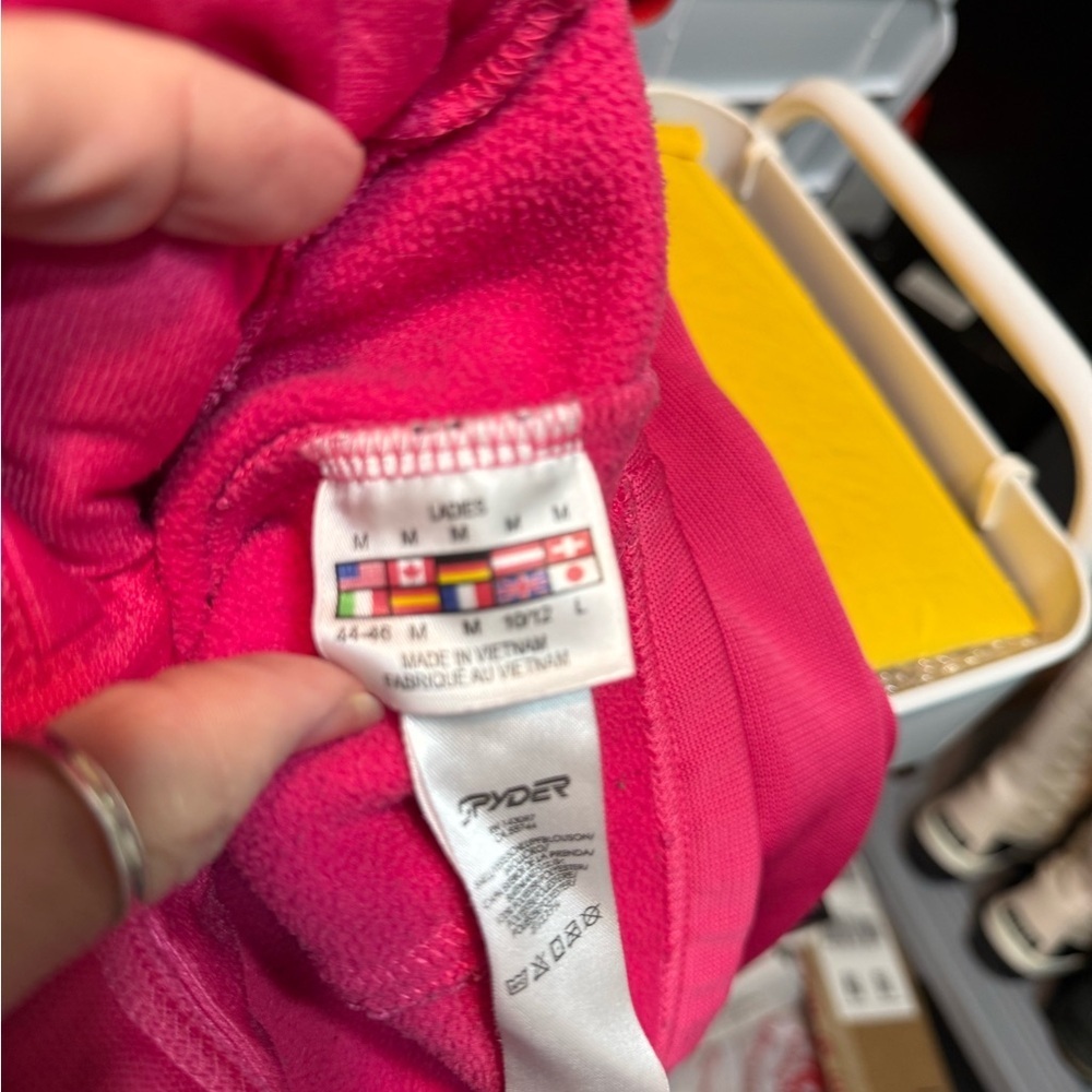 Spyder Women's Vibrant Pink Ski Jacket, Resortwear, Cozy, Feminine, Sz Med - Picture 10 of 11
